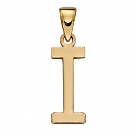 Gold Letter 'I' Pendant (GP 2208)